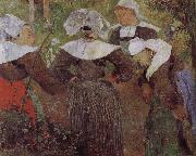 Four women dancing Brittany Paul Gauguin